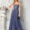 Lucyinlove Luxury V-neck Sexy halter Evening Dress For Long Elegant Women Mermaid Party Mermaid Prom 2024 Blue Cocktail Dress