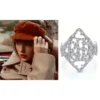The original fashion jewelry Taylor luxury brand Red Ring TS comes with iconic packaging. Exquisite New Year Gift - Image 5