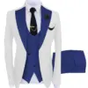 Men suits Casual Business Suit High-end Formal Suits Set Groom Tuxedo Wedding Coustime Homme Luxe(jacket Vest Pants)