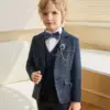 Flower Boys Wedding Suit Kids Formal Birthday Party Tuxedo Set Children Photograph Dress Child Performance Dance Show Costume