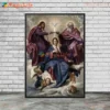 Virgin Mary Pray Jesus Prayer Christ Poster Wall Art Canvas Painting Posters Wall Pictures For Living Room Home Decor Unframed - Image 2