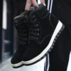 Hot Designer Winter Men's Snow Ankle Boots Comfortable Waterproof Leather Sneakers Men Boots Outdoor Male Boots Footwear Shoes - Image 2