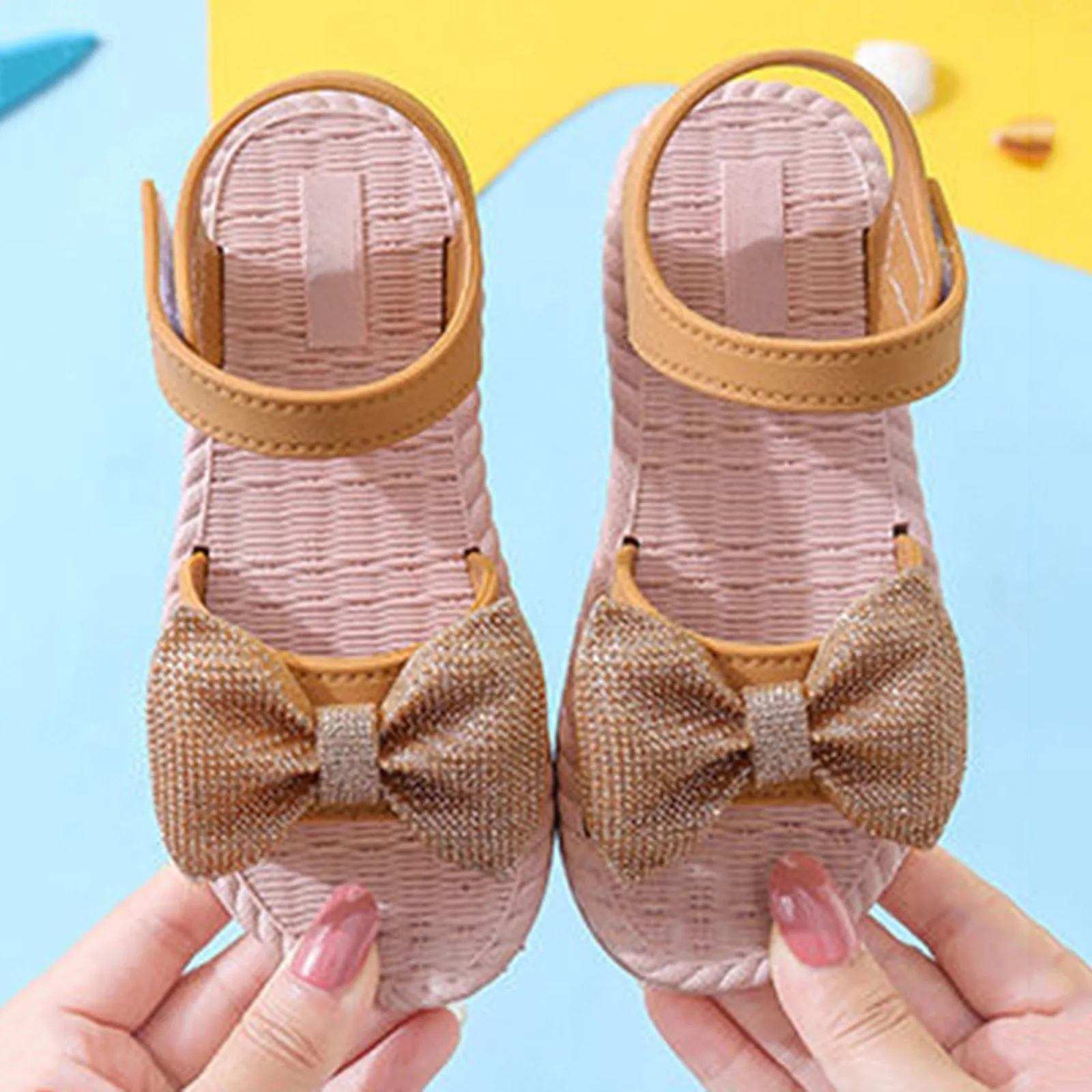 Girls Sandals Gladiator Flowers Sweet Soft Children Beach Shoes Kids Summer Floral Sandals Princess Fashion Cute Girl Sandals