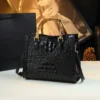 Tote Bag Crocodile Handle Slanting Cross Shoulder Women's Bag Premium Sense Ladies Bamboo Handbag Tote Mom Bag 2023 New - Image 4