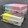 Net red gradient luggage female high appearance horizontal pull bar suitcase Male large capacity student password travel suitcas - Image 2