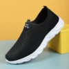 Casual Men's Sneakers Outdoor Non-Slip Men Shoes Mesh Ventilate Men's Sports Shoes Black Color Lightweight chaussure hommes - Image 2