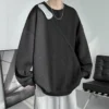 2024 Hoodies Jacquard Sweatshirt Mens White Pullover Streetwear Casual Fashion Clothes Mens Oversized Korean Harajuku T Shirt - Image 4