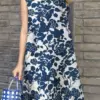 ZANZEA Vintage Printed Women's Dress 2024 Summer Sleevelesss Beach Sundress Causal Work OL Dresses Holiday Vestidos Oversized