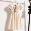 Girls' Dress Summer 2024 New lapel style Big child skirt Children's summer dress Princess skirt Summer - Image 2