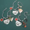 Taylor the Swift Charm Bracelet Zircon Heart TS Lover Music Album Pendants Dangle Bangle Jewelry Gifts for Women Gilrs Fans - Image 5