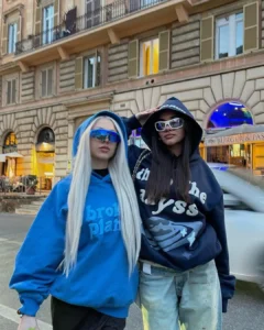 Y2k Letter Print Blue Hoodies Women Clothes Couples 3D Tops Sweatshirt Goth Streetwear Tracksuit Men Clothing Oversized Hoodie - Image 6