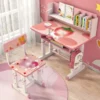 Children's Lifting Study Desk Home Desktop Combination Ergonomic Children Chairs & Stools - Image 3