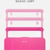 Luggage female 20 "small trolley case new high appearance suitcase level travel 24 light pink leather case - Image 4