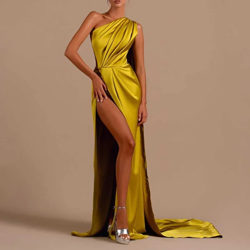 Elegant Formal Evening Dress for Women 2024 Spring Temperament Party Long Dresses Spring Sweet Celebration Gowns Vestidos