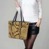 Fashion Serpentine Print Handbags Women Luxury G-Guccis Tote Bag Aesthetic Work Shoulder Bag Top-Handle PU Leather Hand Bag Xmas - Image 6