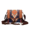 PG-538 American western cowgirl handbag vintage bohemian shoulder bag cross-body - Image 4