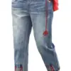 Max LuLu 2022 Fashion Summer Ladies Ripped Loose Jeans Women Casual Embroidery Denim Trousers Vintage Female Elastic Harem Pants