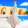 Summer Beach Style Camisole Dress Sweet Girs Plaid Dresses Slim Waist Party Evening Clothing Square Collar Photograph Birthday - Image 4