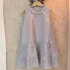 2023 Summer Women's A- Line Sleeveless Dress Fashion Loose Temperament Dresses Lady Vacation Seaside Girly Style Doll Dress - Image 2