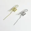 2024 new Low Ponytail Holder Buckle Trendy Retro Metal Knot Hair Rope Advanced Punk Clips Hair Accessories for Women Headwear - Image 4