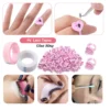 False Eyelash Extension Kit Set Beginner Mannequin Head Lash Brush Tweezers Scissors Lashes Pad Storage Accessories Makeup Tool - Image 4