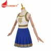 Taylor Cheerleader Costume Uniform Women Girls Swift Cosplay High School Cheerleading Crop Top with Skirt Halloween Outfit - Image 2