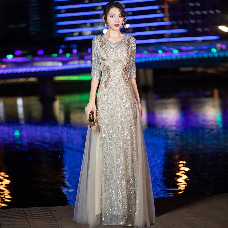 DongCMY Luxury Evening Dresses 2023 New Summer Long Banquet Elegant Party Gown For Women Elegant And Pretty Women's Dresses Gala