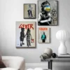 Street Culture Graffiti Art Printing Poster Canvas Painting Wall Art Banksy Living Room Corridor Bedroom Home Decoration Mural - Image 2