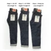 Red Tornado Men's Blacksmith Jeans Raw Selvage Denim Back-Buckle Pants 3 Types - Image 5