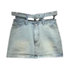 2024 New Women's Denim Skirt Style Retro Slim Fit Korean Sweet and Fashionable Spring/summer - Image 6