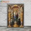 Religion Virgin Mary and Child With Saints Madonna Wall Pictures For Living Room Nordic Poster Wall Art Canvas Painting Unframed - Image 5