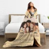 Friends TV Show Plush Blanket Rachel Monica Ross Customized Throw Blanket for Home Hotel Sofa 200x150cm Rug Piece - Image 3