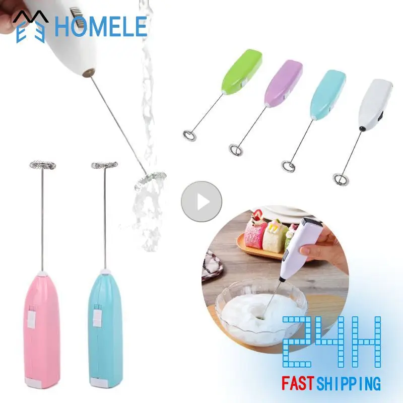 Electric Egg Beater Milk Drink Coffee Whisk Stirrer Mini Milk Frother Mixer Electric Home Kitchen Egg Beater For Kitchen Tools