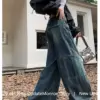 Women Y2k Jeans Baggy Harajuku Oversize Denim Trousers 90s Aesthetic Jean Pants Vintage Japanese 2000s Style Trashy Clothes New