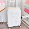 Pink Kitty Suitcase Trolley box 20/26 "silent cardan wheel cute student luggage - Image 2