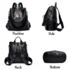 Vintage Women Soft Leather Backpack Fashion School Bags for Teenagers Girls High Quality School Backpack Women Travel Backpacks - Image 3