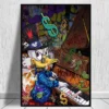 Disney Luxury Art Mickey Mouse And Donald Duck Fashion Graffiti Wall Art Poster Painting On Canvas Prints Banksy Decor Pictures - Image 3