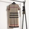 Women Dresses Spring Summer Short Sleeve Fashion Striped Slim Sweater Tunics Female Vintage Chic Vestidos - Image 2