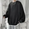 2024 Hoodies Jacquard Sweatshirt Mens White Pullover Streetwear Casual Fashion Clothes Mens Oversized Korean Harajuku T Shirt - Image 5