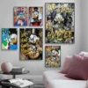 Mickey Donald Duck McDuck Bitcoin Money Disney Cartoon Graffiti Fashion Canvas Wall Art Poster Print Living Room Home Decor Gift - Image 3