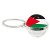 Greece,Jordan,Italy,Nigeria,Germany,Iran,Czech Republic,Coate d'Ivoire,Lithuania 20mm Glass Cabochon Double-Sided Keychain - Image 3