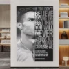 Portugal Super Football Star Poster Prints Soccer Motivational Quotes Canvas Painting Sport Wall Art Picture Living Room Decor - Image 4
