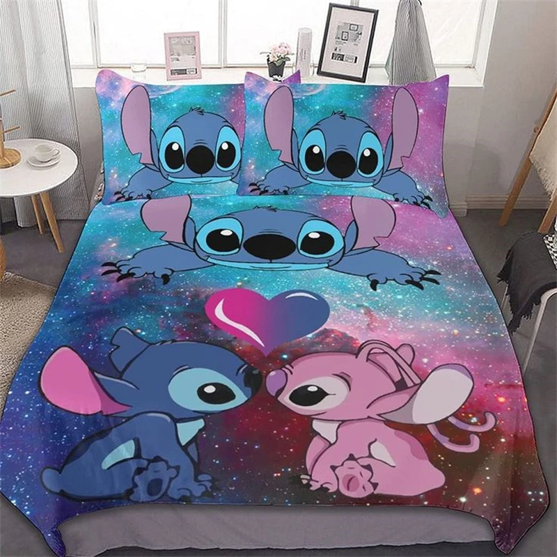 Duvet Cover New Design Stitch&lilo Bedding Set Adult Boy Girl Bedroom Decoration Children Holiday Gift Single Double Large Size