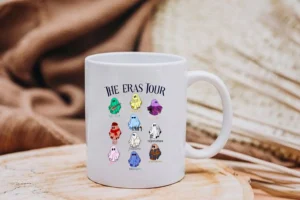 Swift Eras Tour 2023 coffee Mug Taylor tour cute little ghost album mug For fans who love Taylor's music Taylor Fun Coffee Mug - Image 5