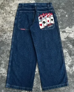 JNCO Y2K Baggy Jeans men Harajuku vintage Goth Embroidered high quality jeans Hip Hop streetwear men women Casual wide leg jeans - Image 6