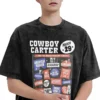 Beyonce Cowboy Carter New Album T Shirt Hip Hop Washed Short Sleeve Harajuku T-Shirt Concert Tour Streetwear Printed Tops Tees - Image 3