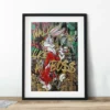 Graffiti Fashion Mickey Dance Mouse Funny Art Canvas Prints Disney Poster Pictures On Wall Decorative Painting For Living Room - Image 3