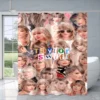 Pop Female Singer Taylors Swifts Shower Curtain Star Art Cartoon Exquisite Shower Curtain Adult Kid Bathroom Fashion Decoration - Image 3
