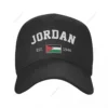 Unisex Baseball Cap Jordan EST.1946 Independence Day Wild Sun Shade Peaked Adjustable Outdoor Caps for Men Women - Image 2