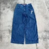 JNCO Y2K Baggy Jeans men Harajuku vintage Goth Embroidered high quality jeans Hip Hop streetwear men women Casual wide leg jeans - Image 3